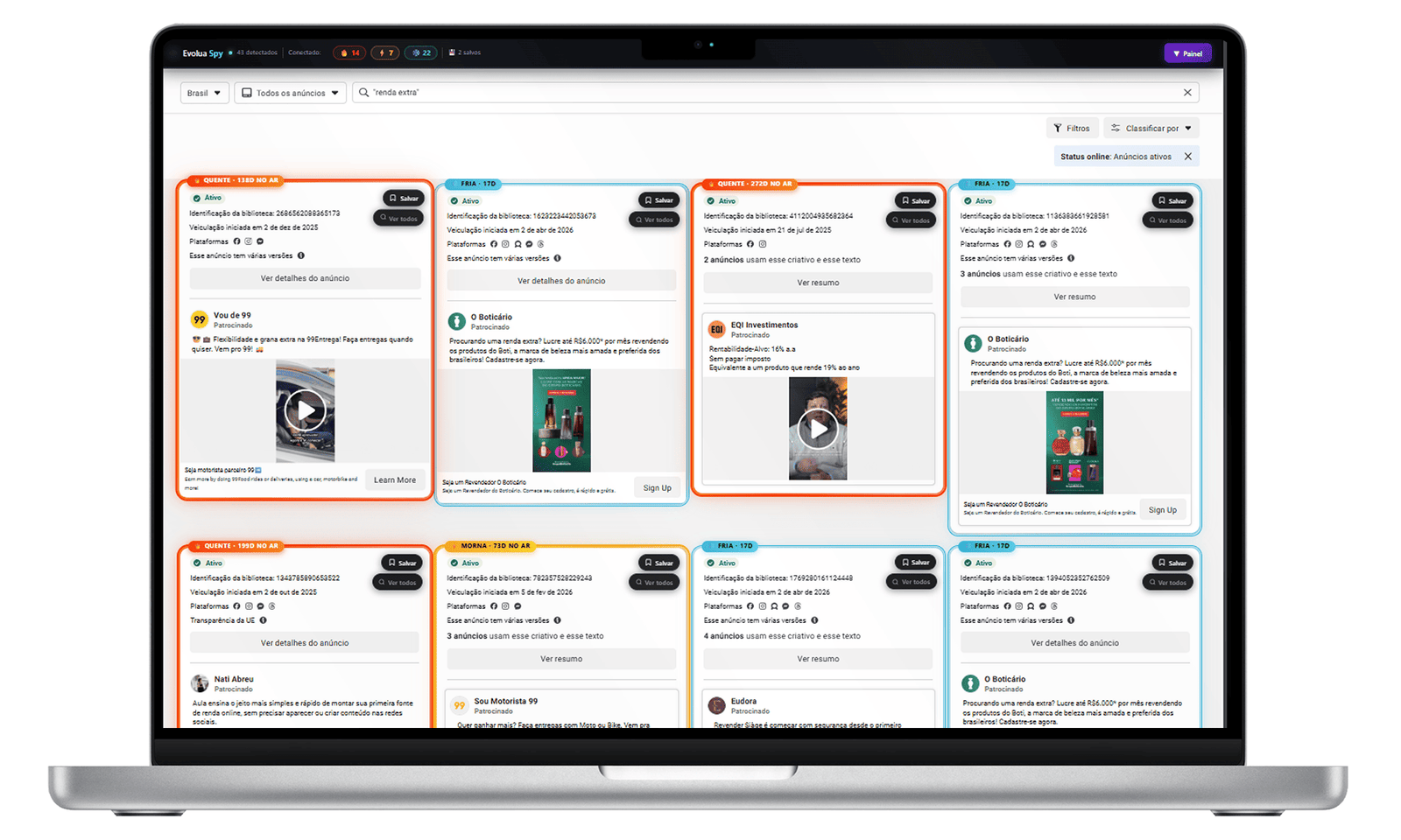 Saiba exatamente quais anúncios estão funcionando